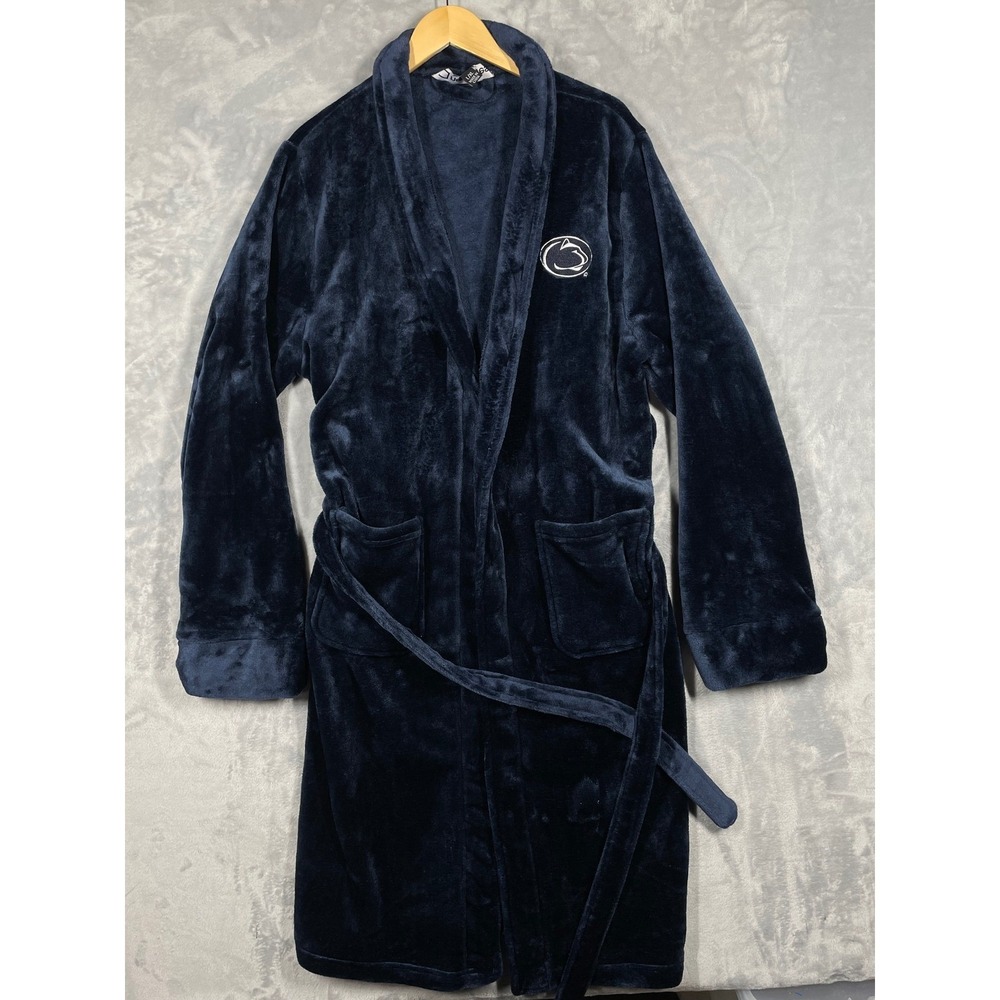 Northwest Penn State Nittany Lions Plush Navy Blue Robe Mens Size L/XL NCAA PSU